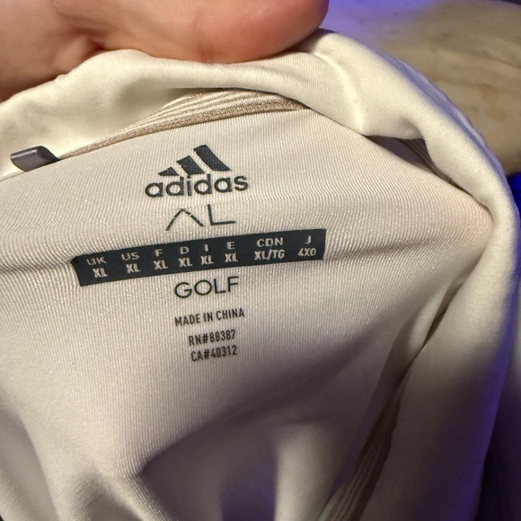 Adidas Men's Gray golf Shirt - Picture 2 of 2